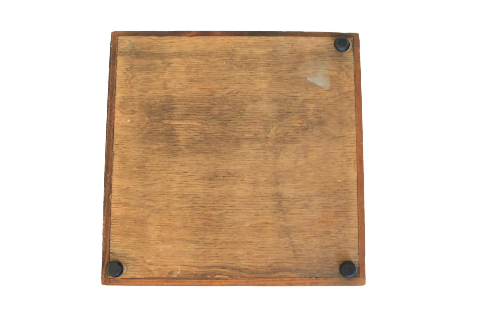 Vintage Floral Tile & Wood Trivet - 4