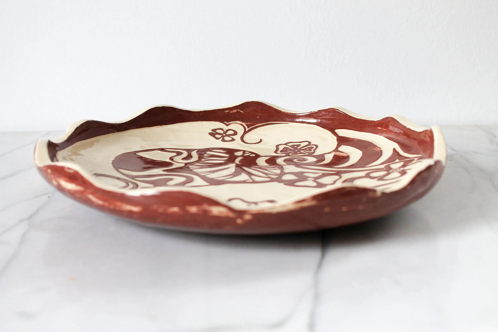 Vintage Whimsical Ceramic Plate - 6