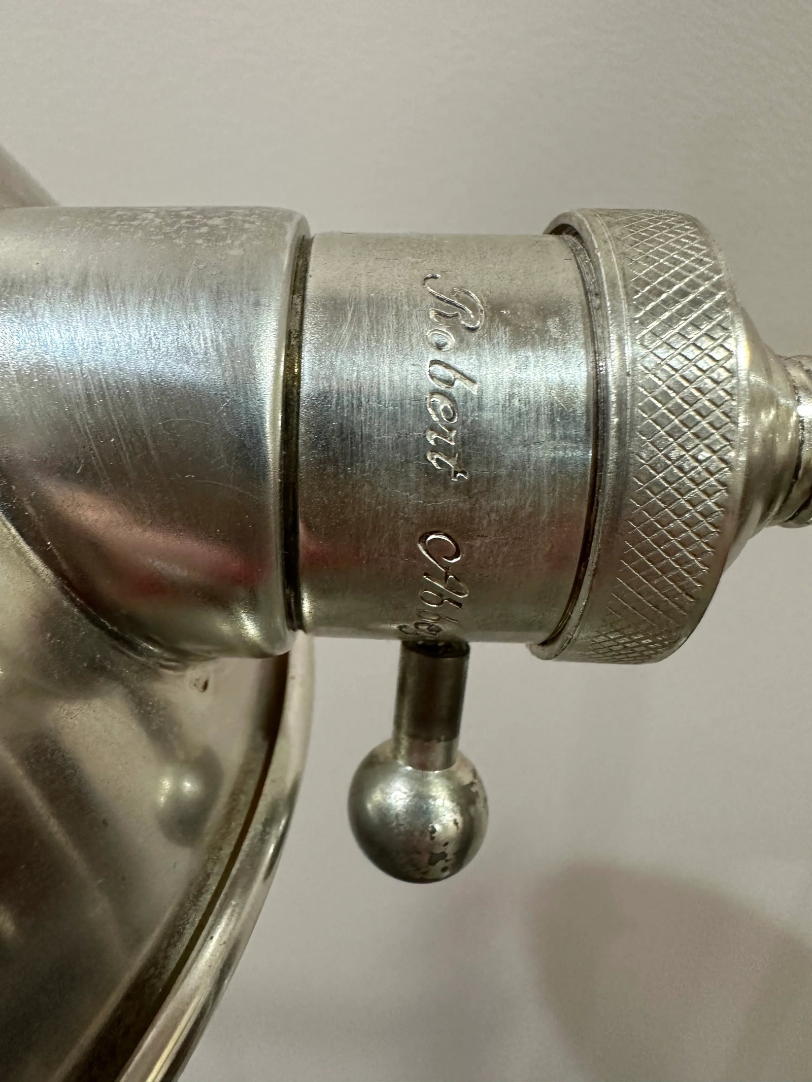 2000s Robert Abbey Brushed Nickel Articulated Floor Lamp - 2