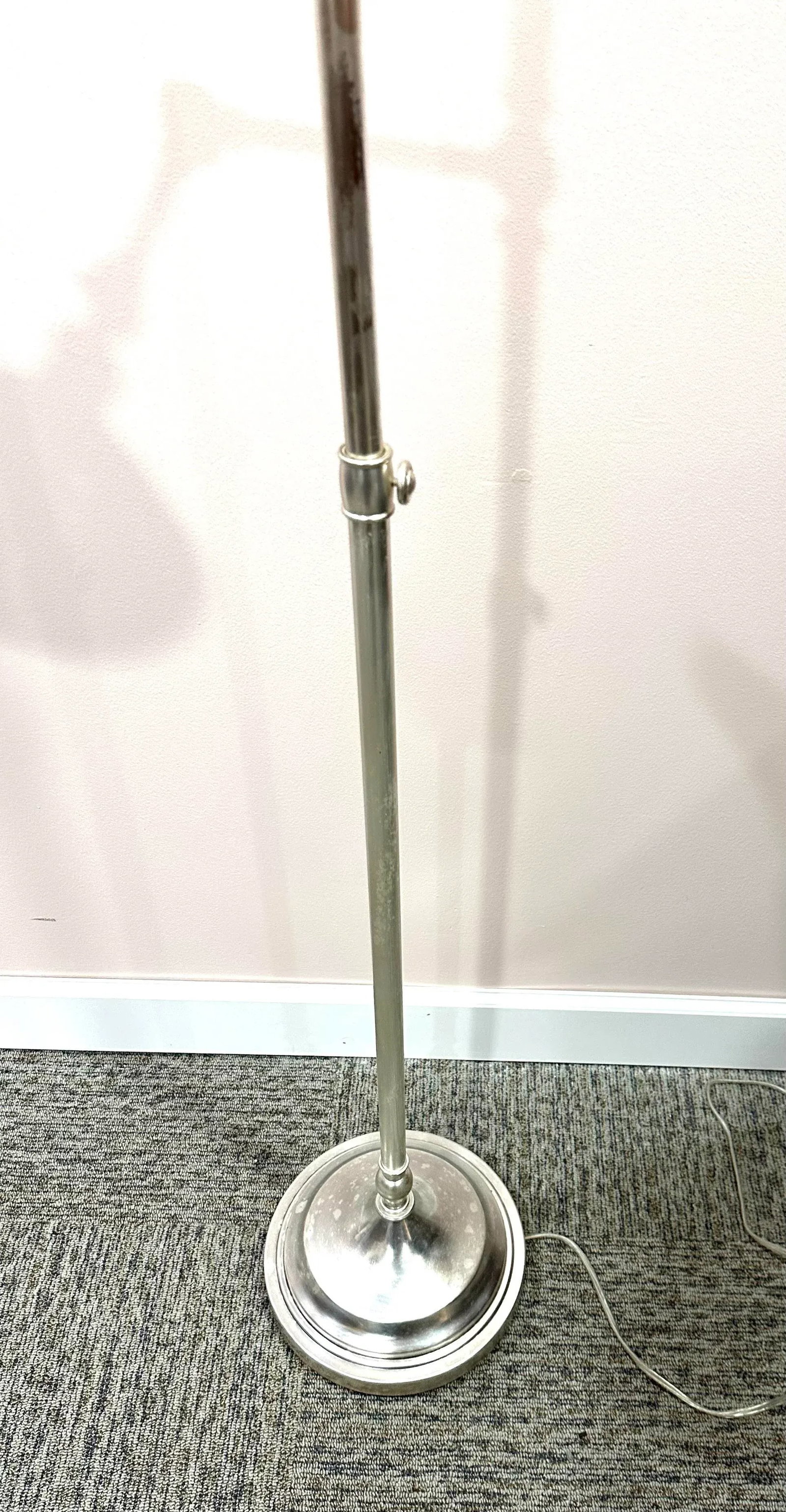 2000s Robert Abbey Brushed Nickel Articulated Floor Lamp - 5