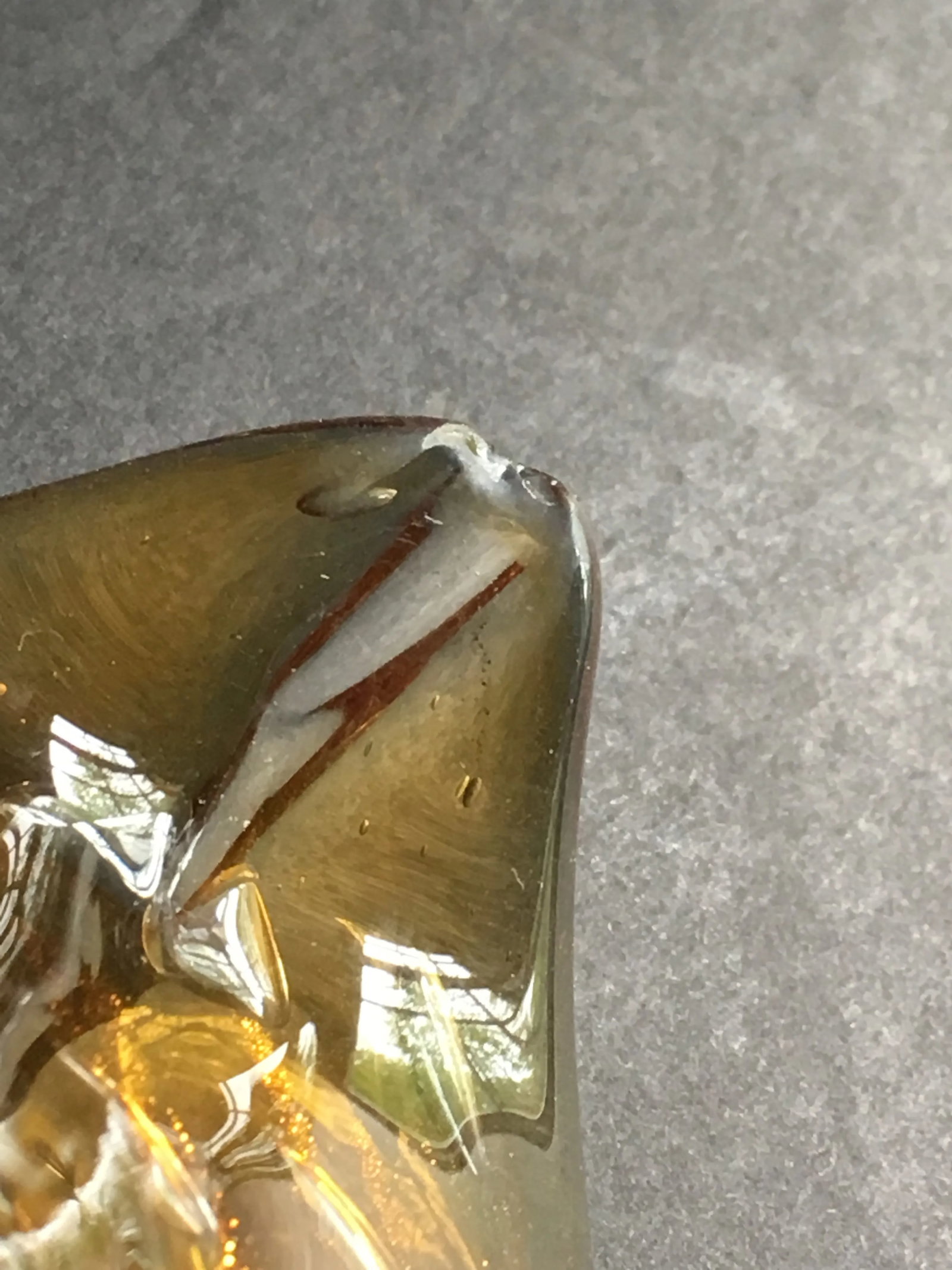 1950s Mid-Century Modern Amber Murano Glass Organic Shaped Bowl - 6