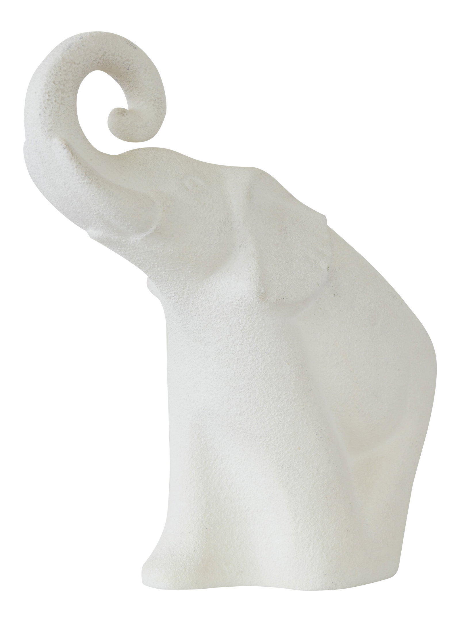 1960s Art Nouveau Royal Haeger Ceramic Elephant Figurine/Sculpture: A vintage ceramic tabletop sculpture, of the mid century era. Made by Royal Haeger, this piece is in good vintage condition, without any noticeable chips or cracks. There's what looks like a small