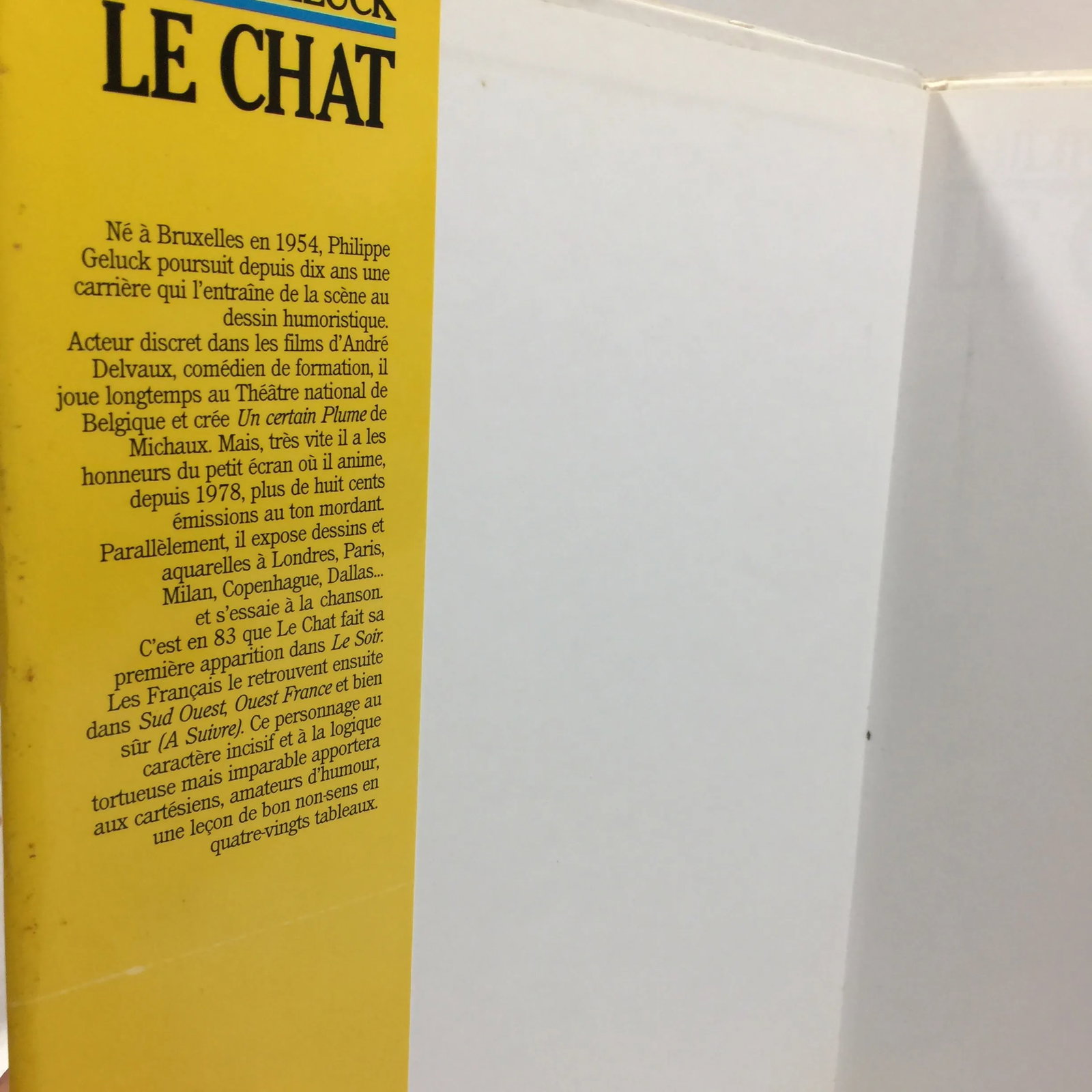 1986 Le Chat the Cat Book by Philippe Geluck - 3