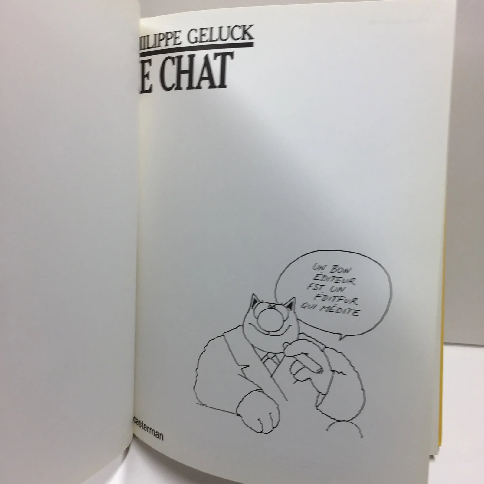 1986 Le Chat the Cat Book by Philippe Geluck - 4