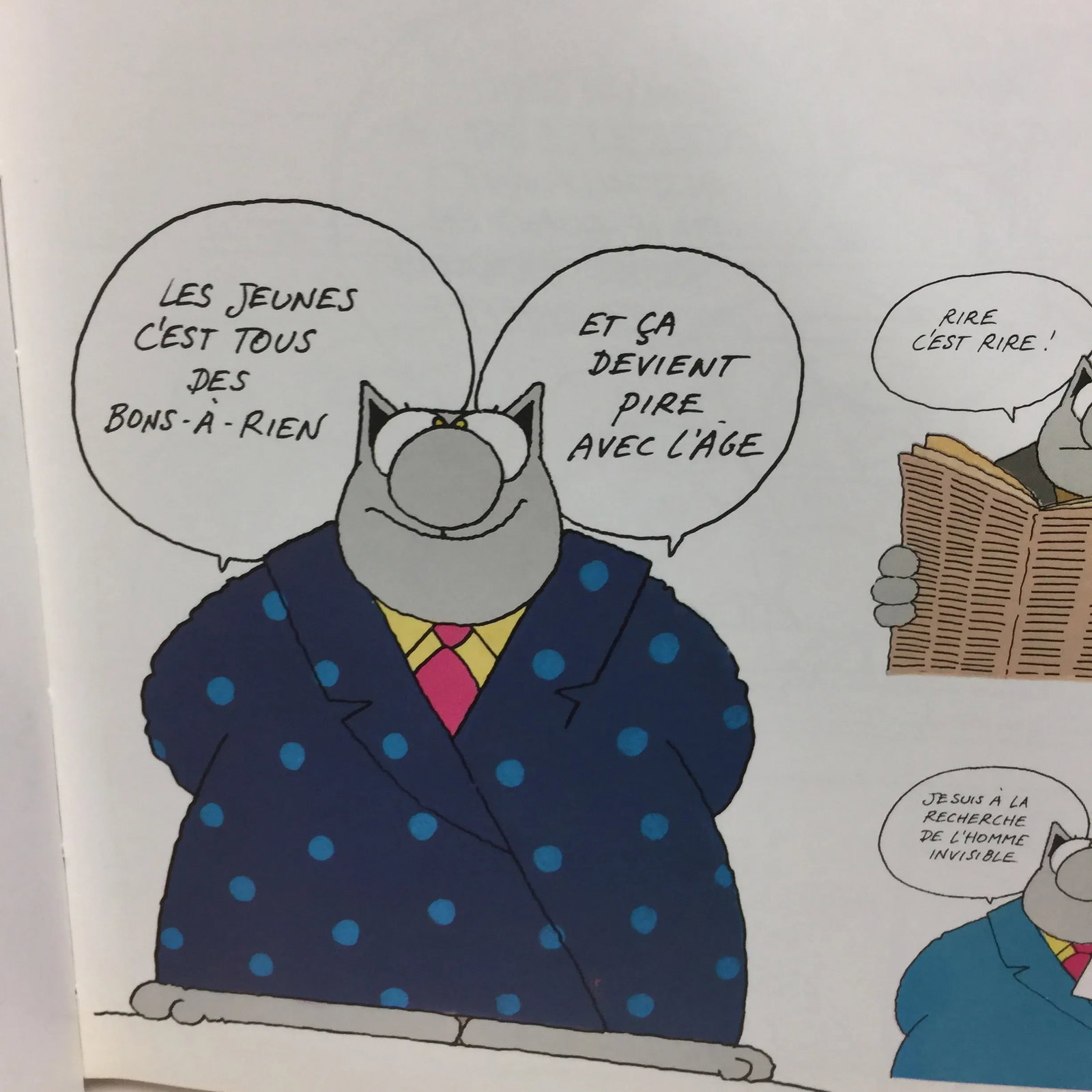 1986 Le Chat the Cat Book by Philippe Geluck - 5