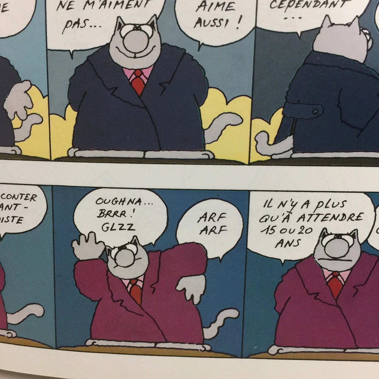 1986 Le Chat the Cat Book by Philippe Geluck - 9