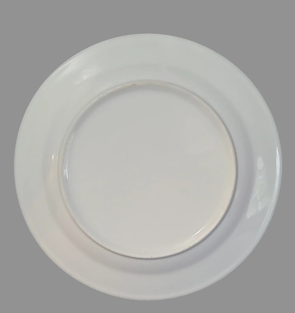 Late 20th Century Williams-Sonoma Country French Blue & White Roosted Salad Plate - 6