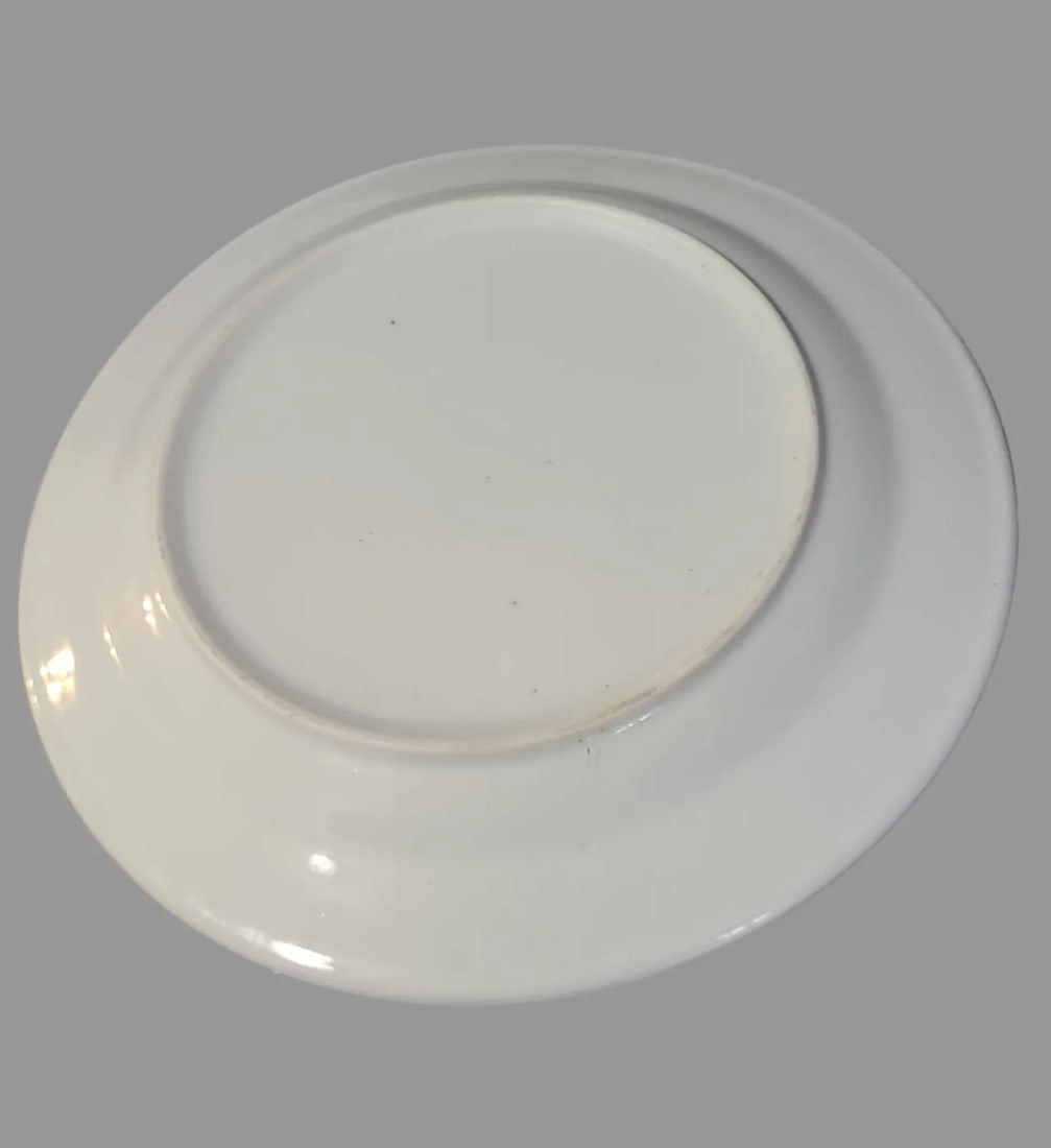 Late 20th Century Pair of Williams-Sonoma Blue & White Salad Luncheon Snack Plates Country French Du - 8