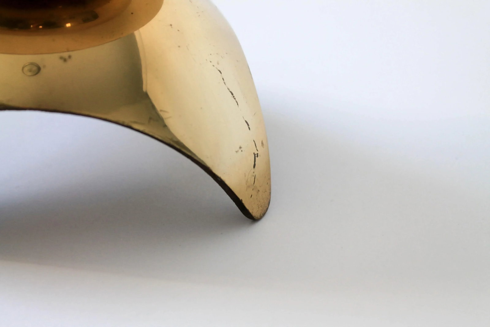 Mid-Century Brass Candle Holder - 5
