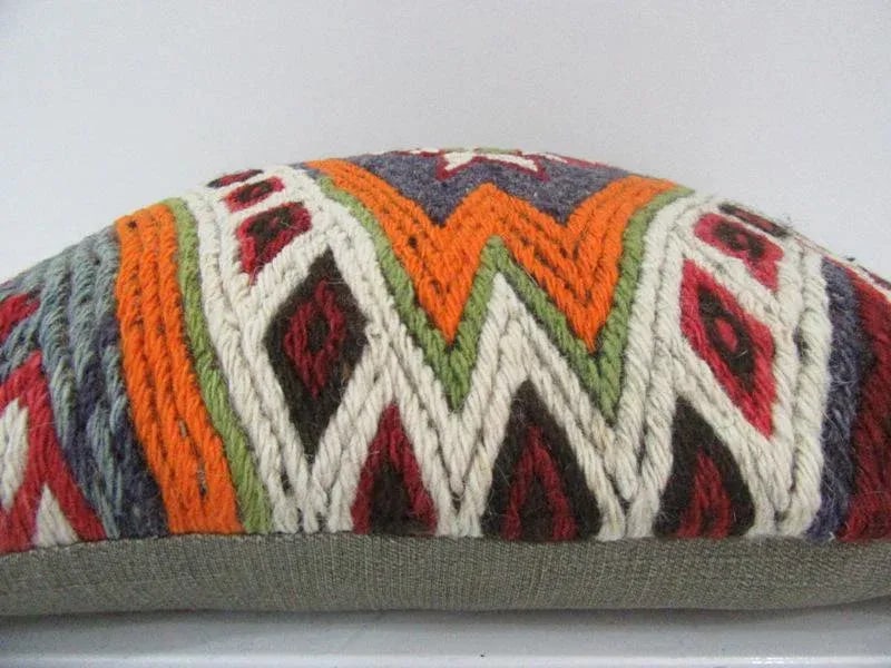 Embroidered Kilim Pillow - 2