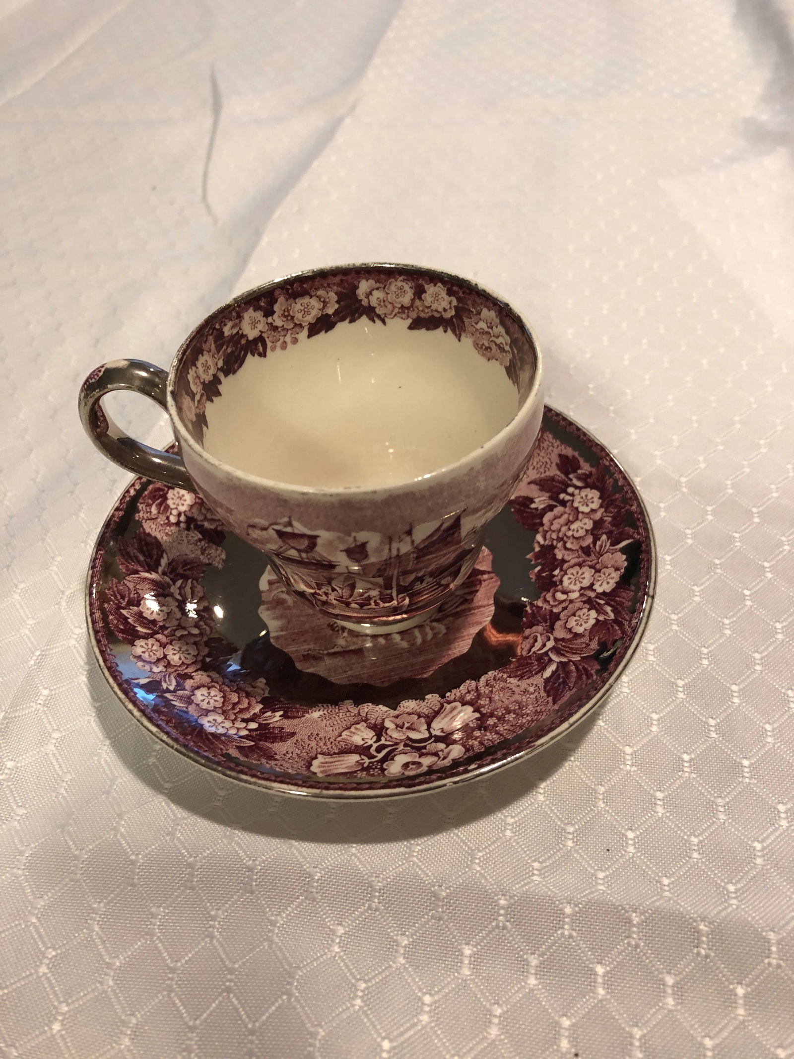 18th Century Wedgewood Asian Cup and Saucer Set - 9 Piece Set - 3