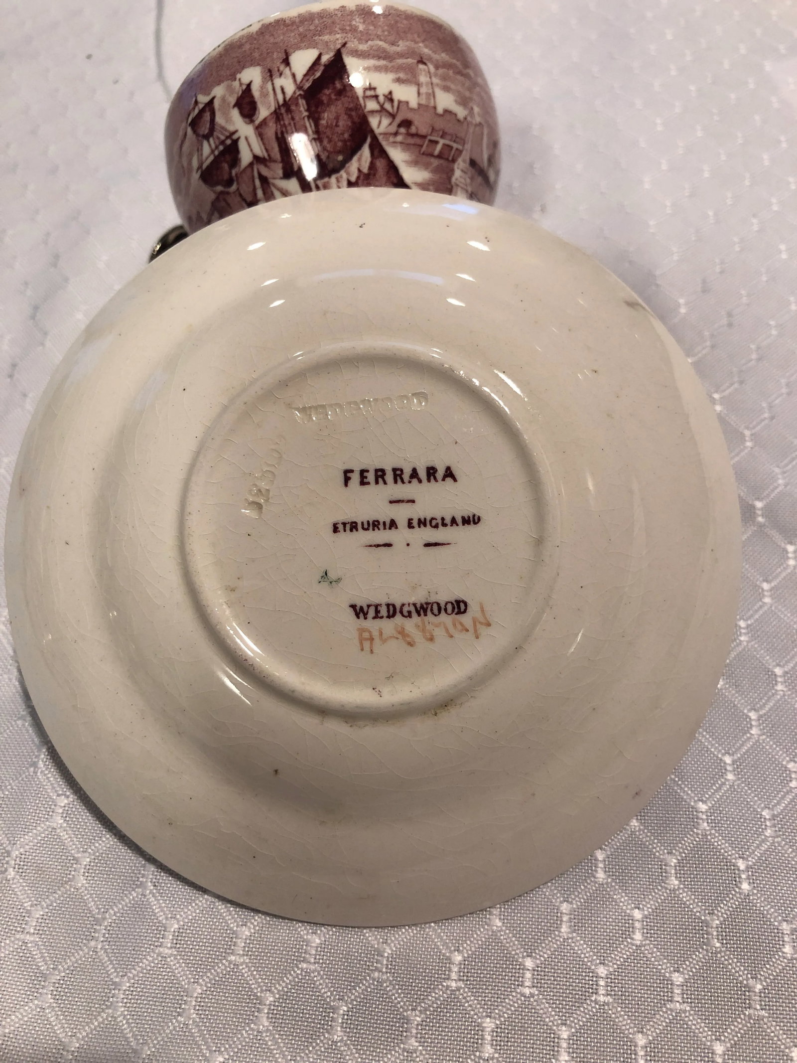 18th Century Wedgewood Asian Cup and Saucer Set - 9 Piece Set - 4