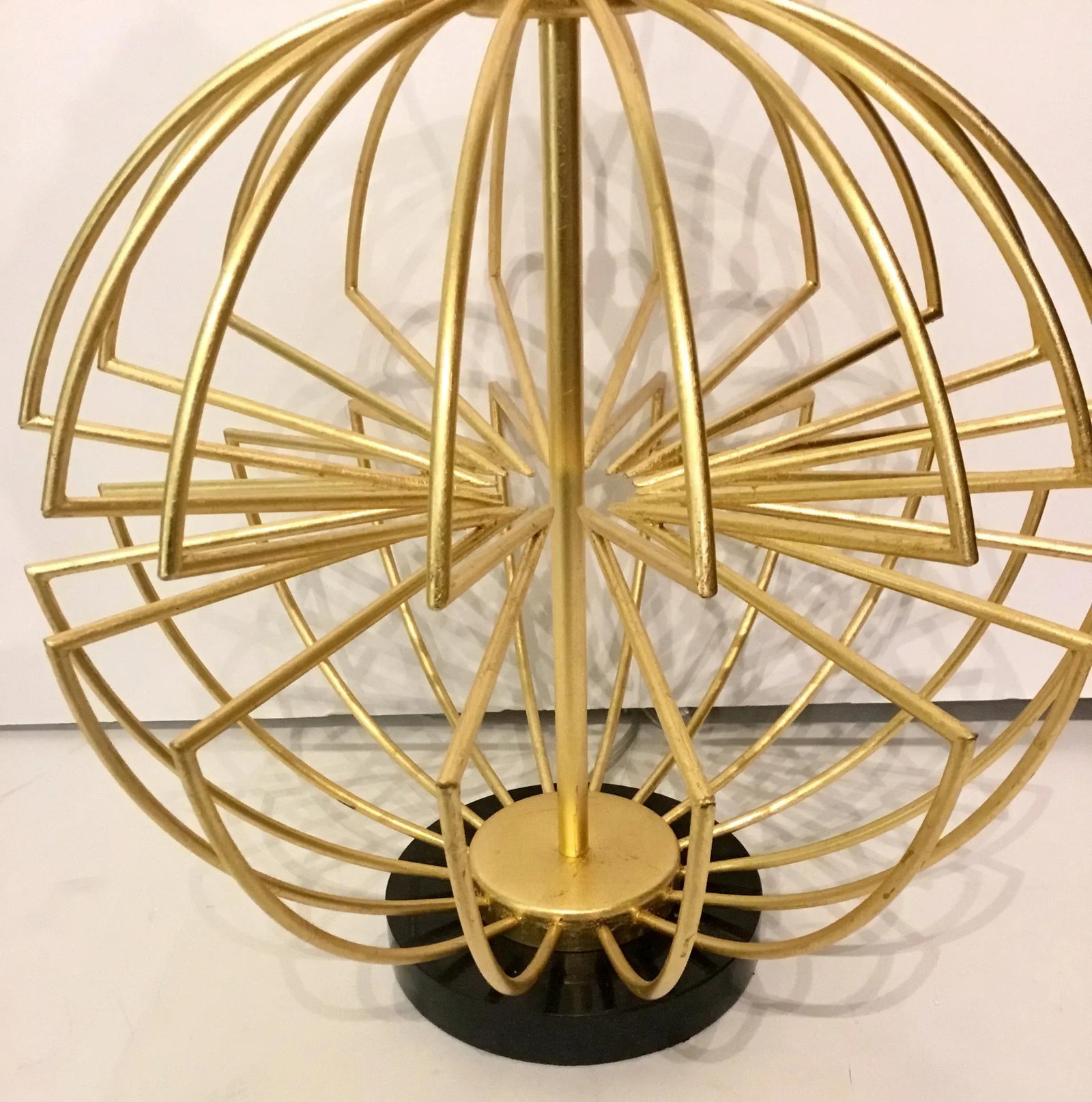 Currey & Co. Modern Gold Sphere Table Lamp - 2
