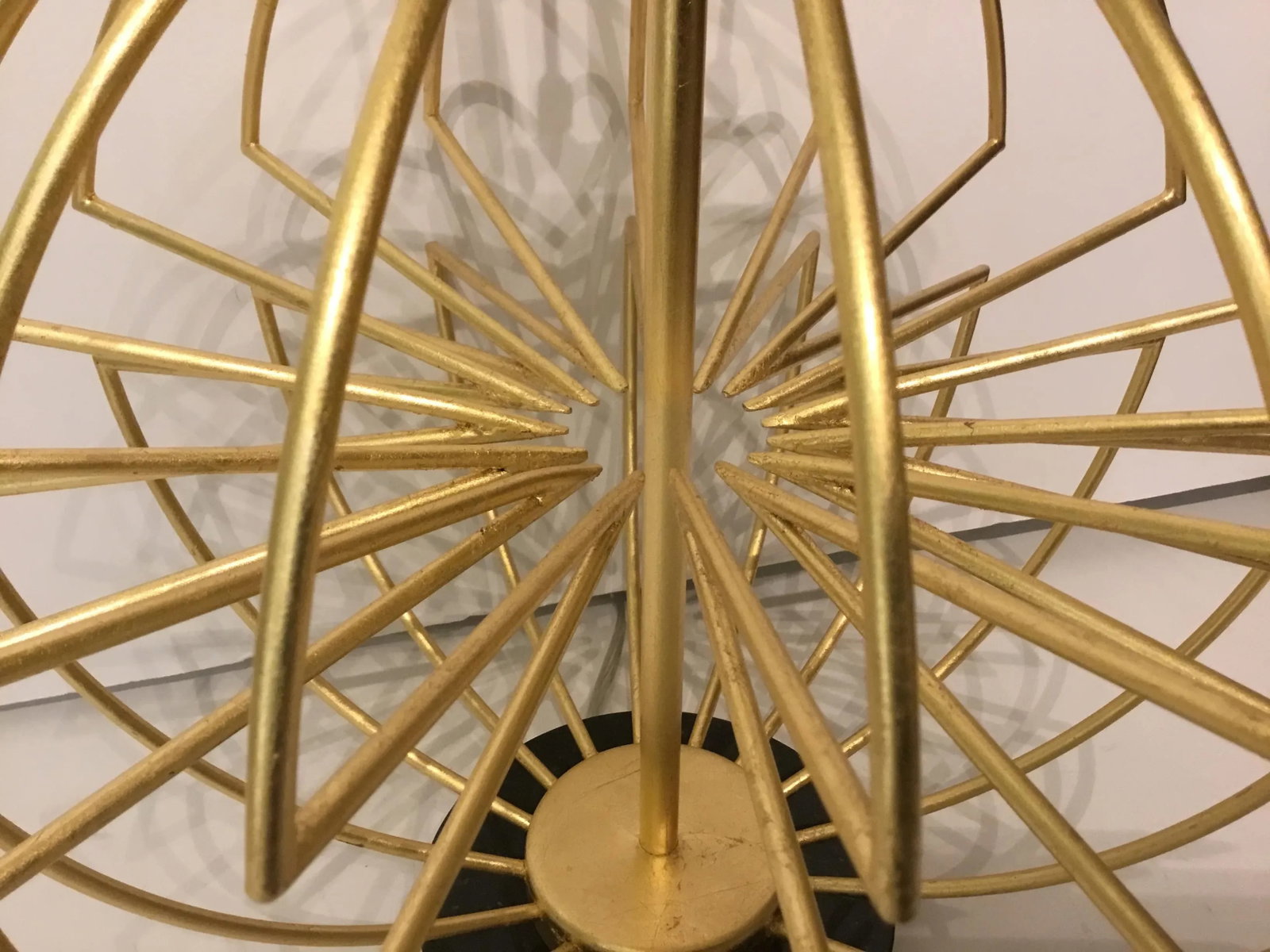Currey & Co. Modern Gold Sphere Table Lamp - 5