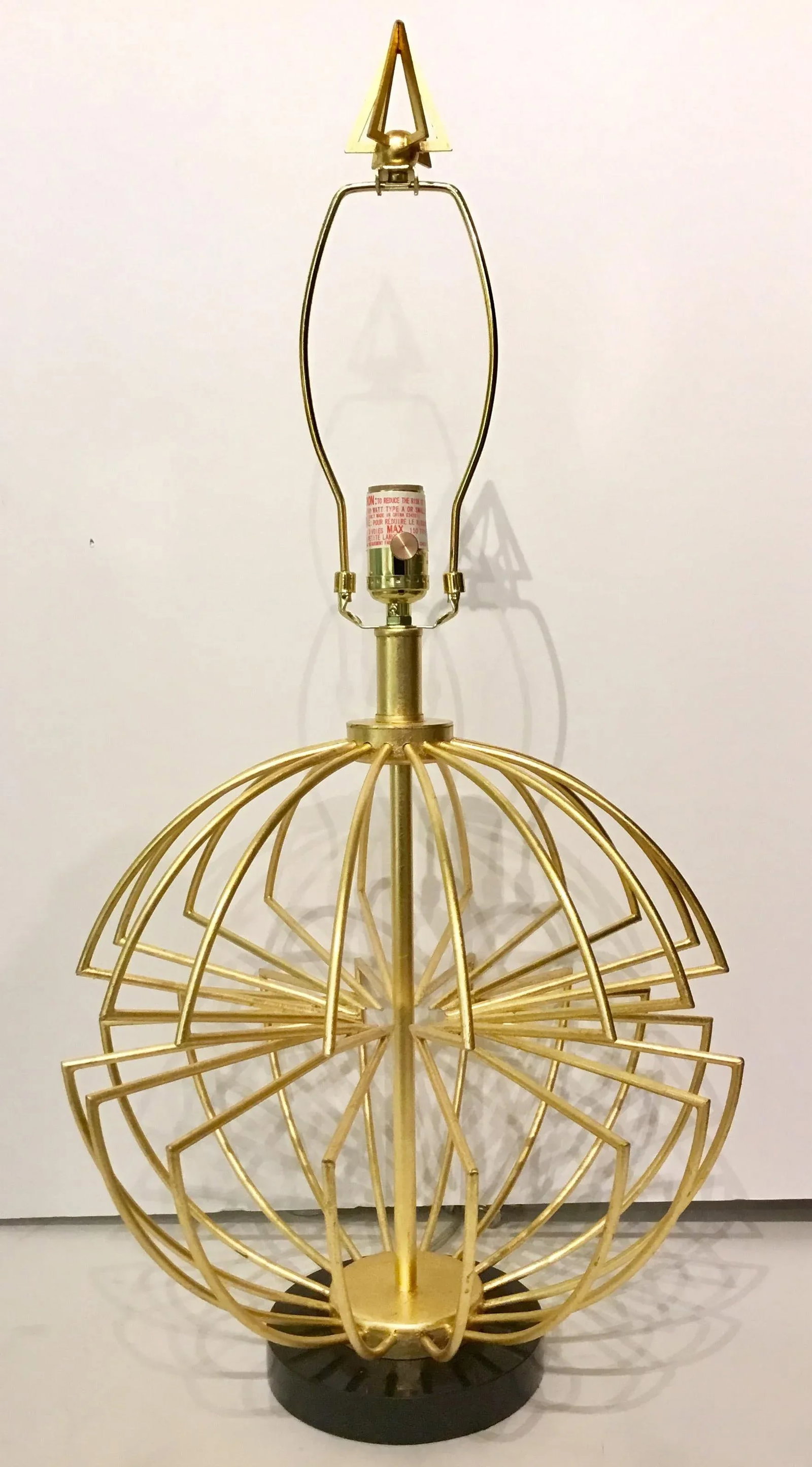 Currey & Co. Modern Gold Sphere Table Lamp - 6