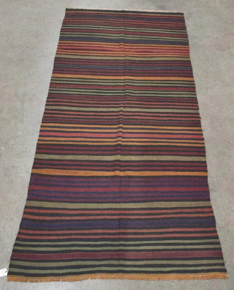 Early 20th Century Turkish Cicim Kilim Rug - 5'*12' - 7