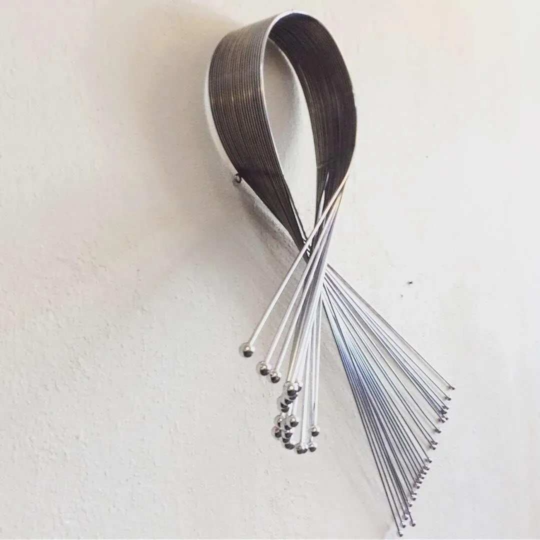 Curtis Jere Swirl Chrome Wall Sculpture - Mid-Century Modern - 3