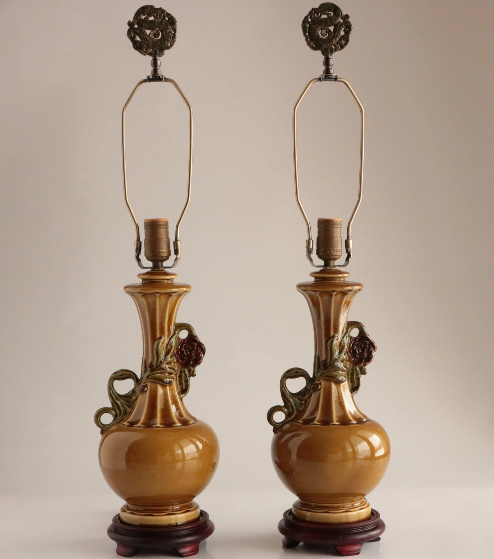 1940s Chinoiserie Table Lamps - a Pair - 2
