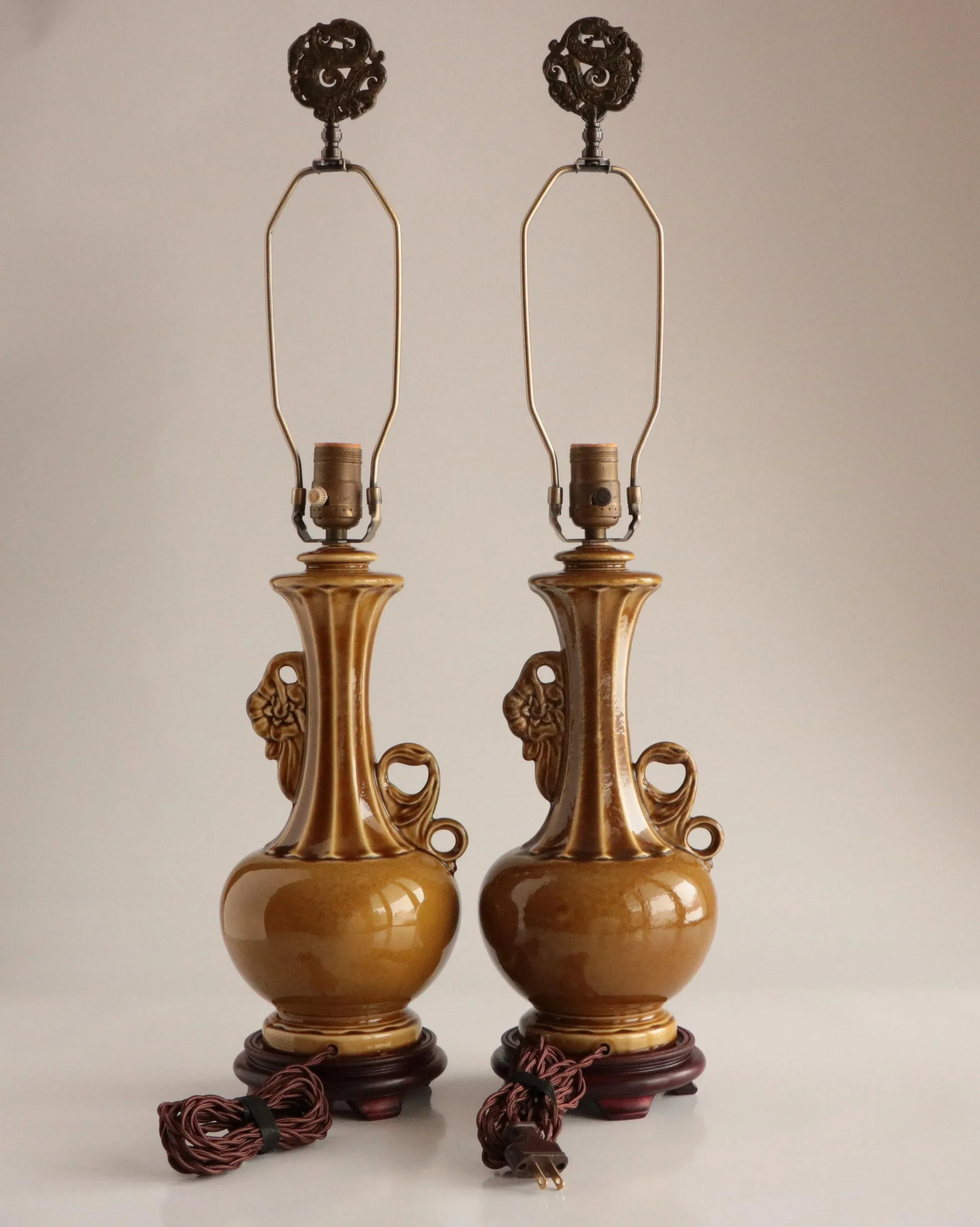 1940s Chinoiserie Table Lamps - a Pair - 3