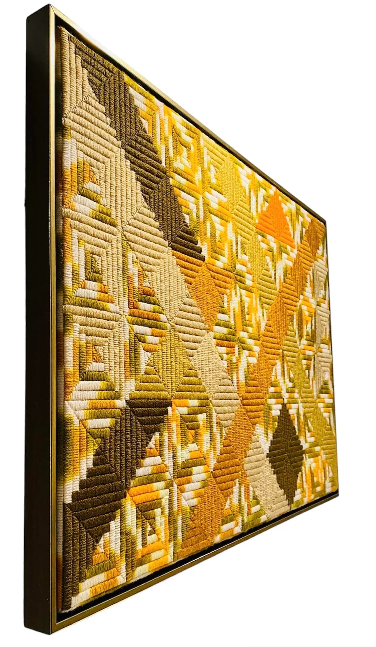 1983 Geometric Abstraction Fiber Art by Mary Kathryn Jackman - 2