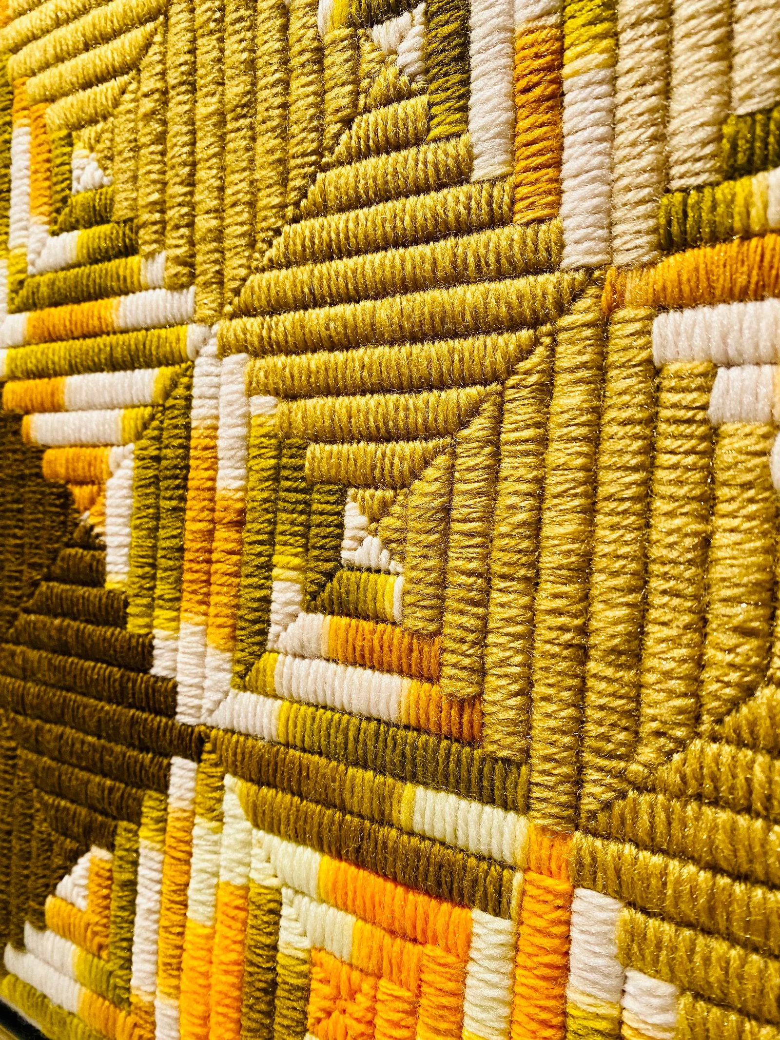 1983 Geometric Abstraction Fiber Art by Mary Kathryn Jackman - 4