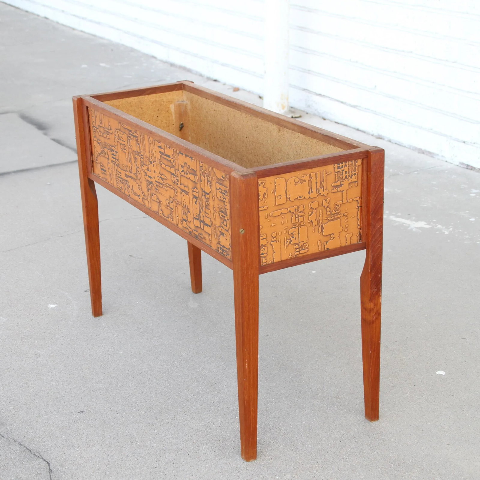 Scandinavian Vintage Planter With Pressed Copper Sweden 1970 - 10