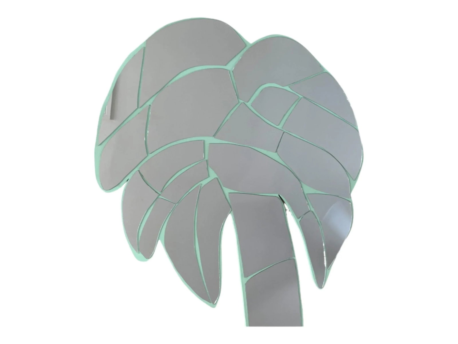Postmodern Vintage Costal Florida Palm Tree Mirror - 7
