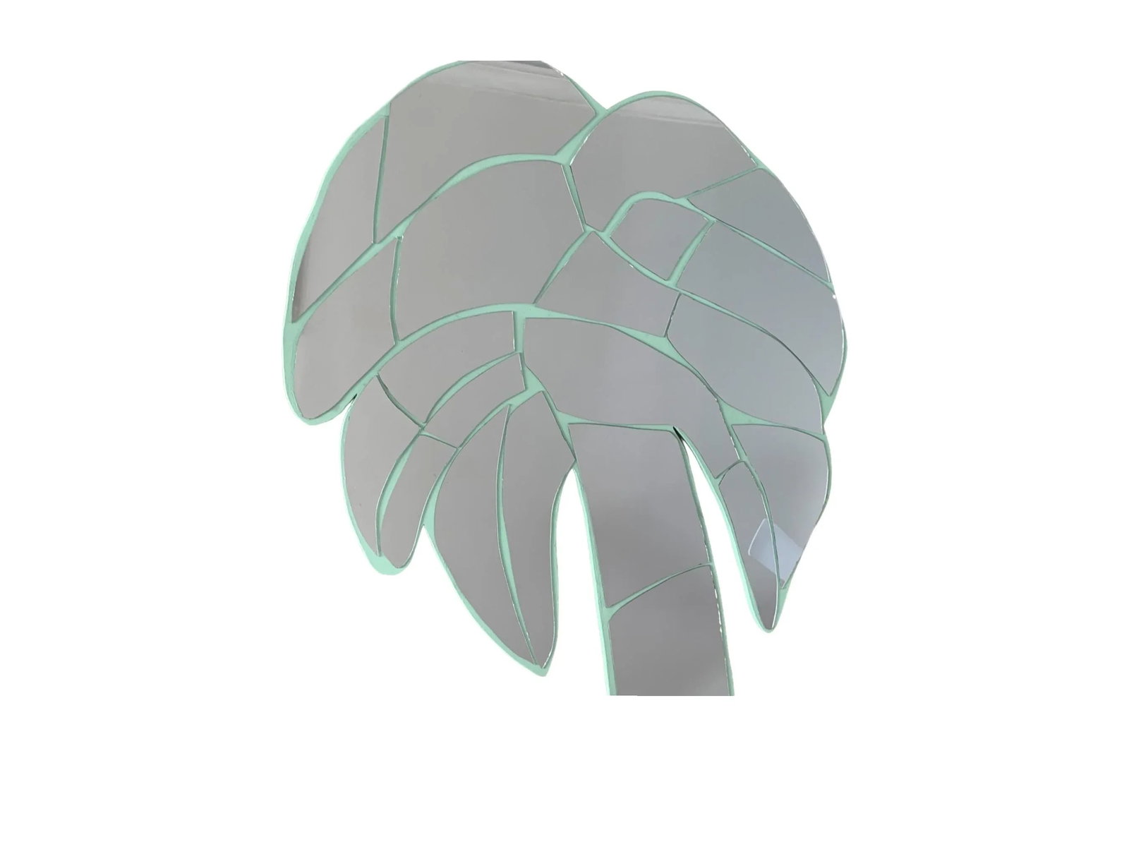 Postmodern Vintage Costal Florida Palm Tree Mirror - 8