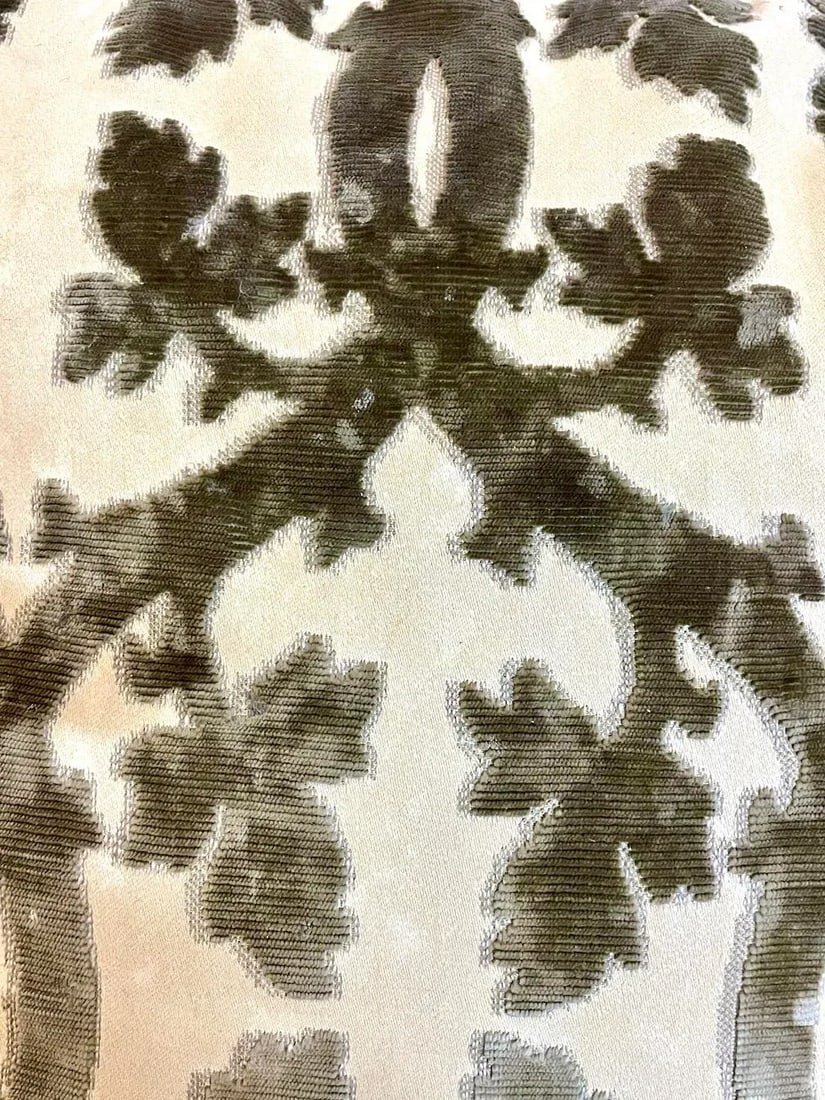 Vintage Clarence House Leaf & Vine Pillow - 3