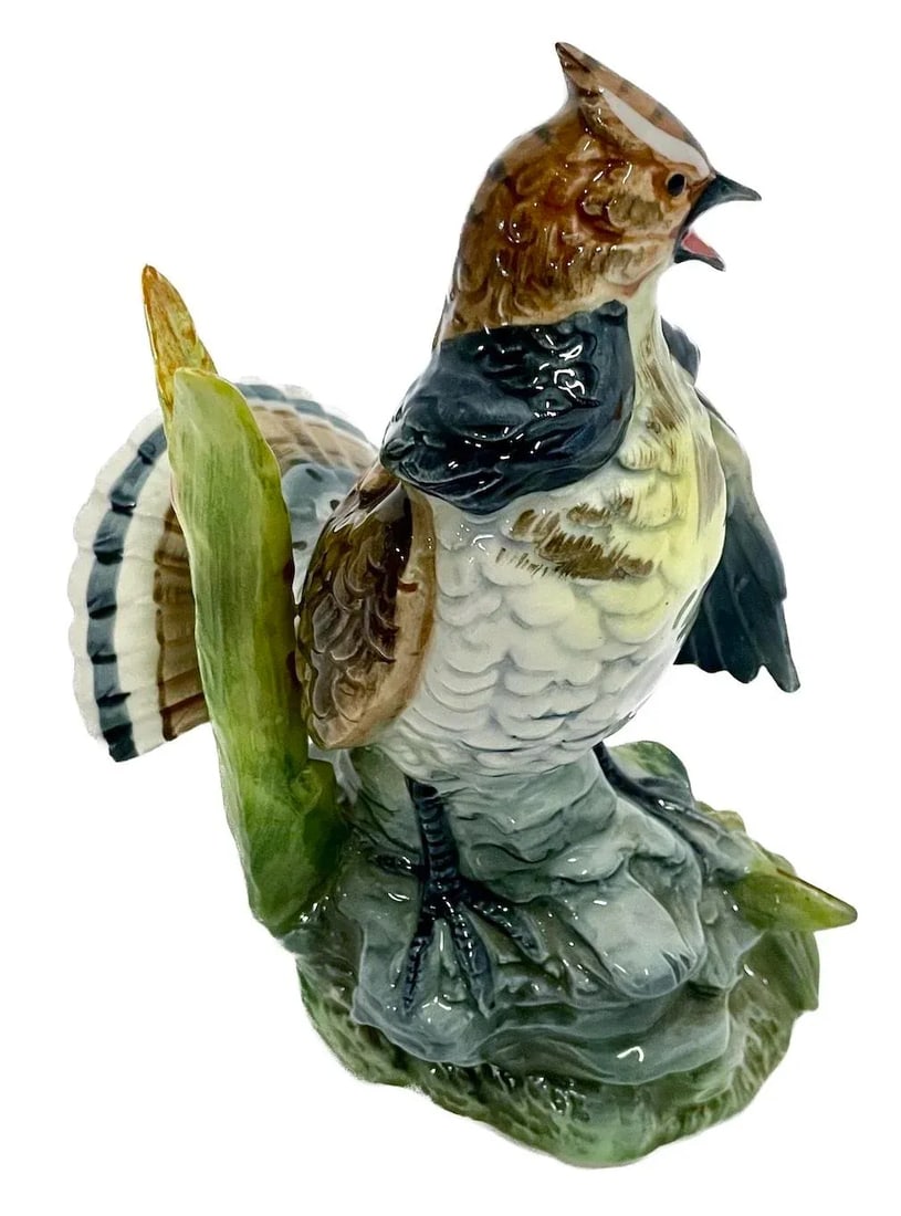 Porcelain Grouse Bird Figurine - 2
