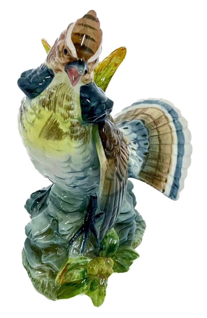 Porcelain Grouse Bird Figurine - 4