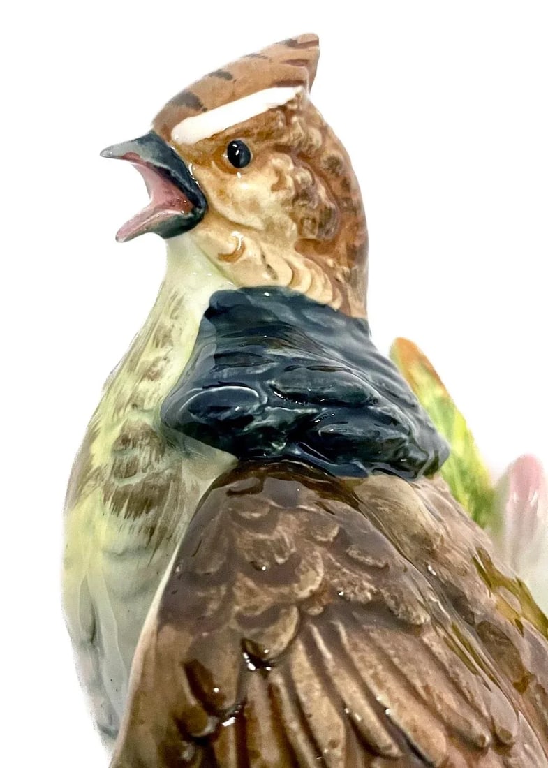 Porcelain Grouse Bird Figurine - 9
