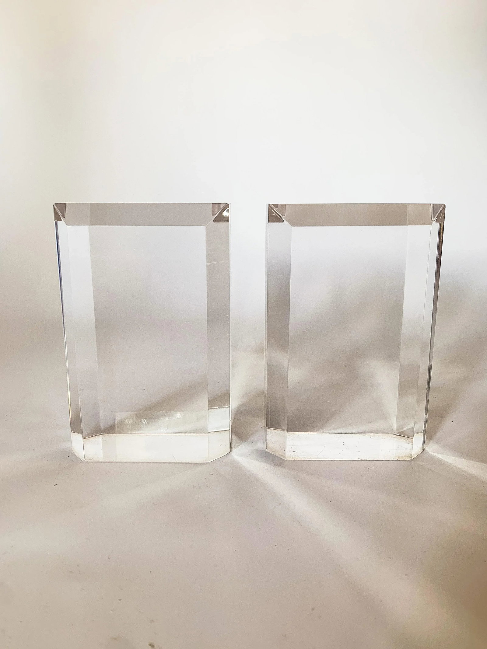 1970s Ritts AstroLite Lucite Bookends- a Pair - 7