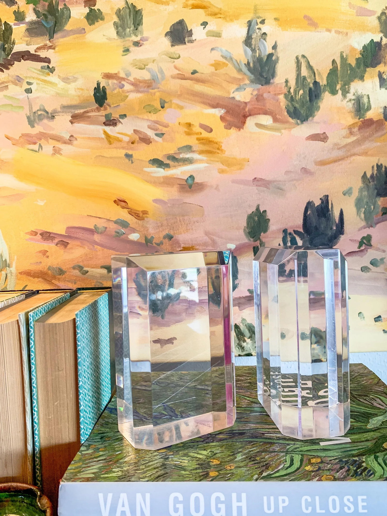 1970s Ritts AstroLite Lucite Bookends- a Pair - 8