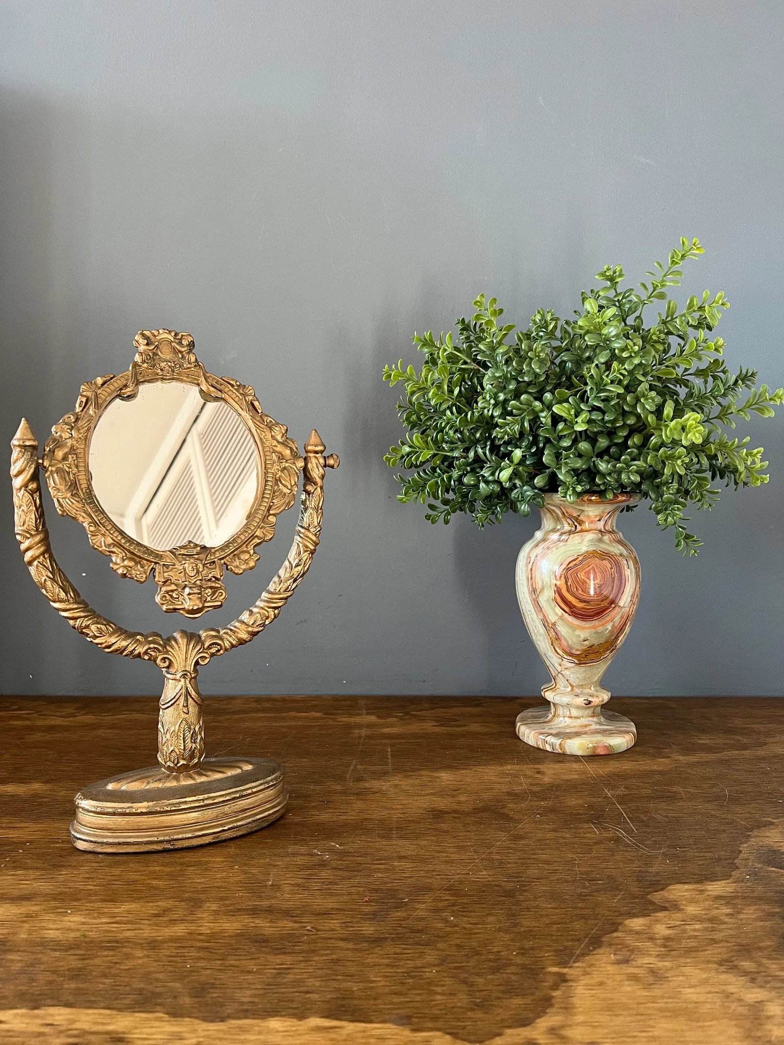 1920s Art Nouveau Table Mirror - 10