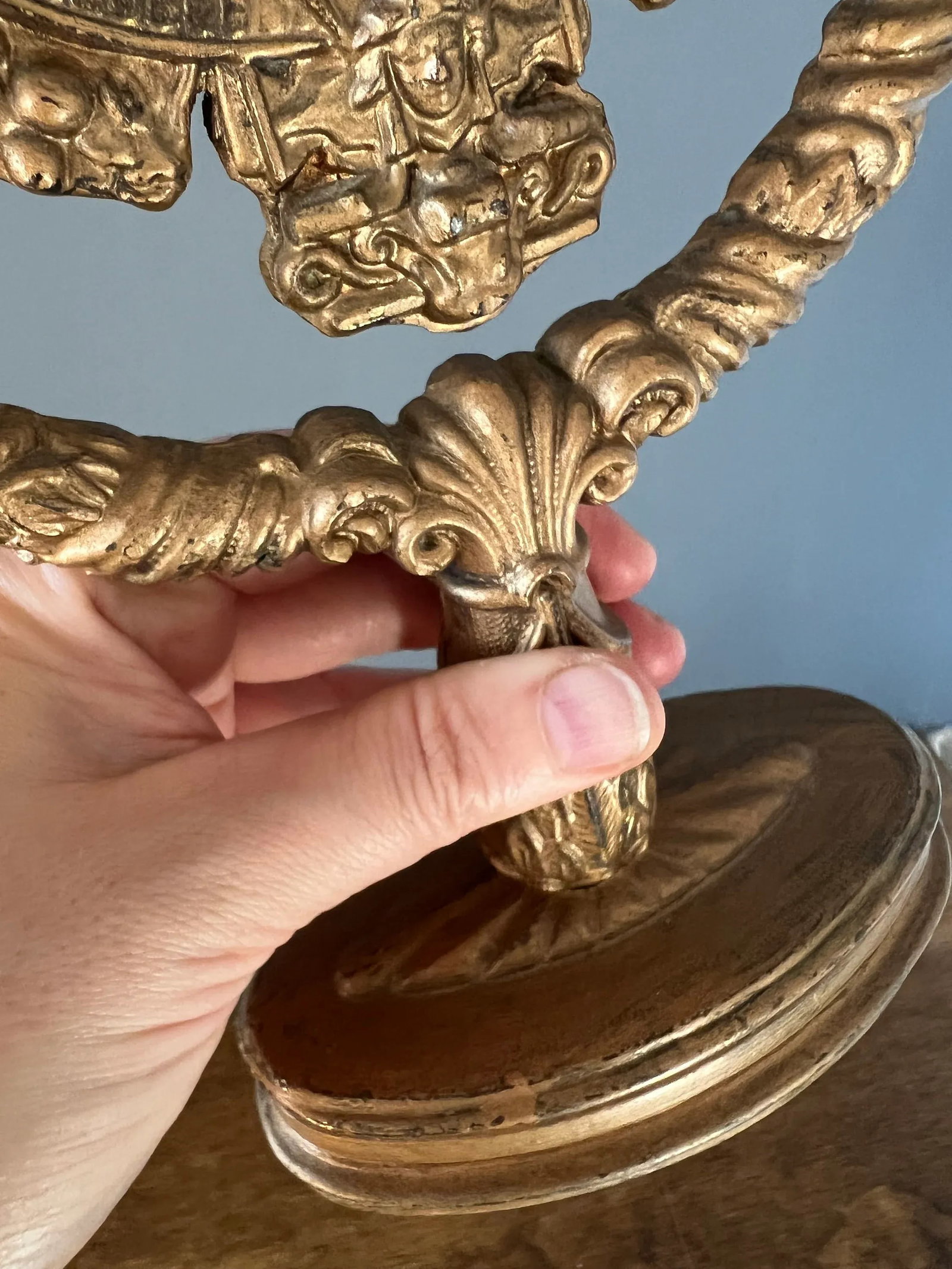 1920s Art Nouveau Table Mirror - 6
