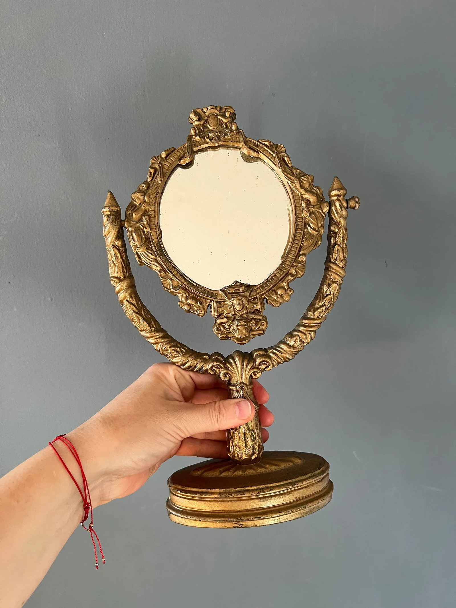 1920s Art Nouveau Table Mirror - 7