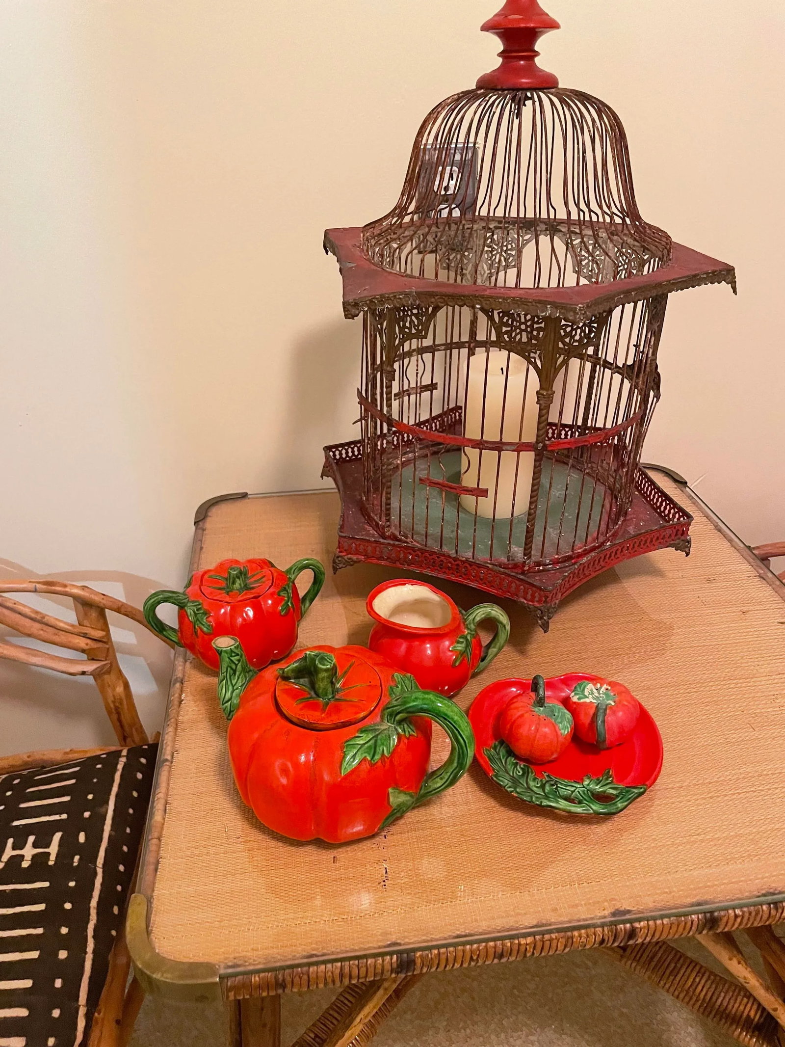 Vintage Tomato Breakfast Set - 7