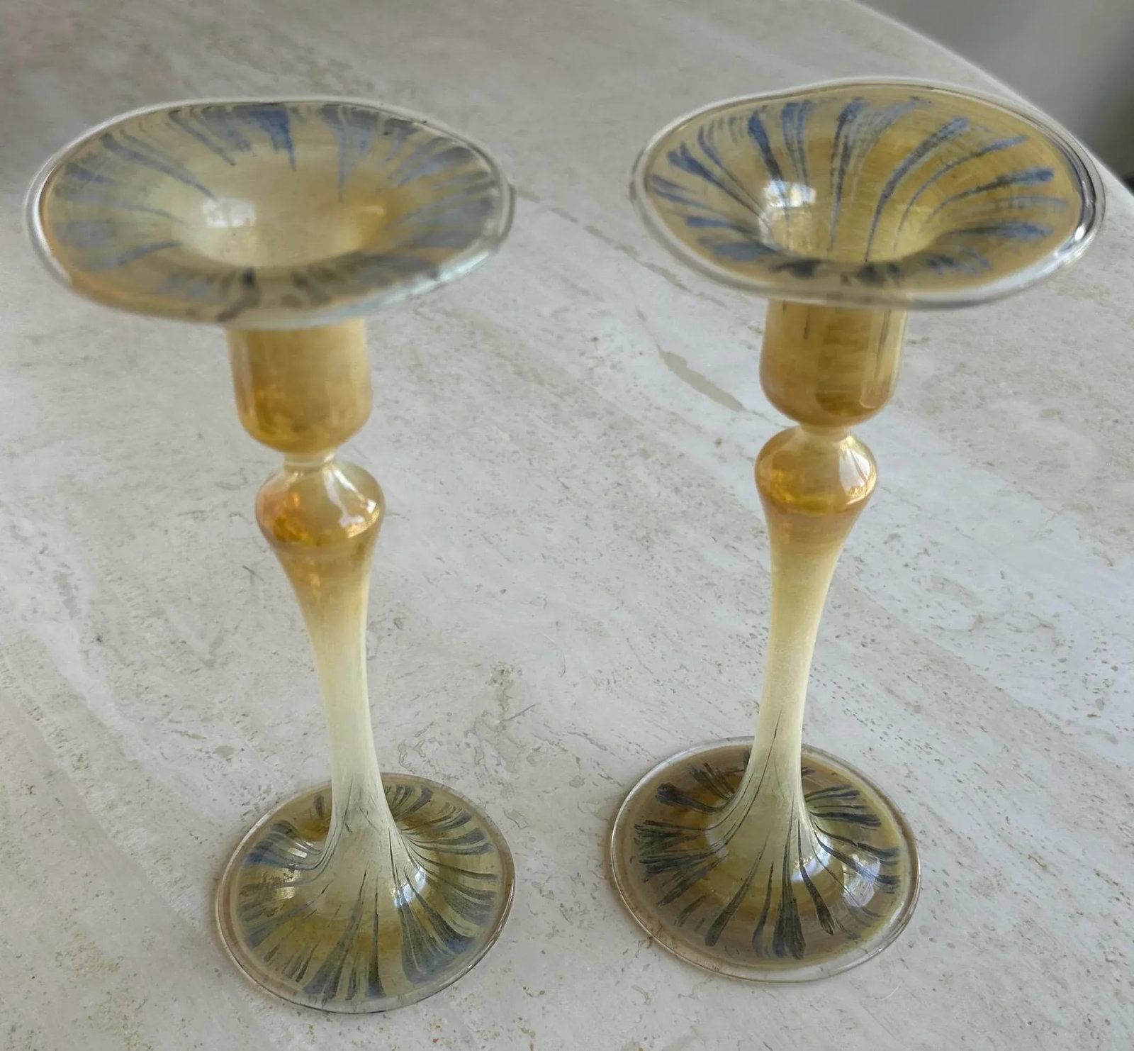 1950's Murano Candlestick Holders - 2