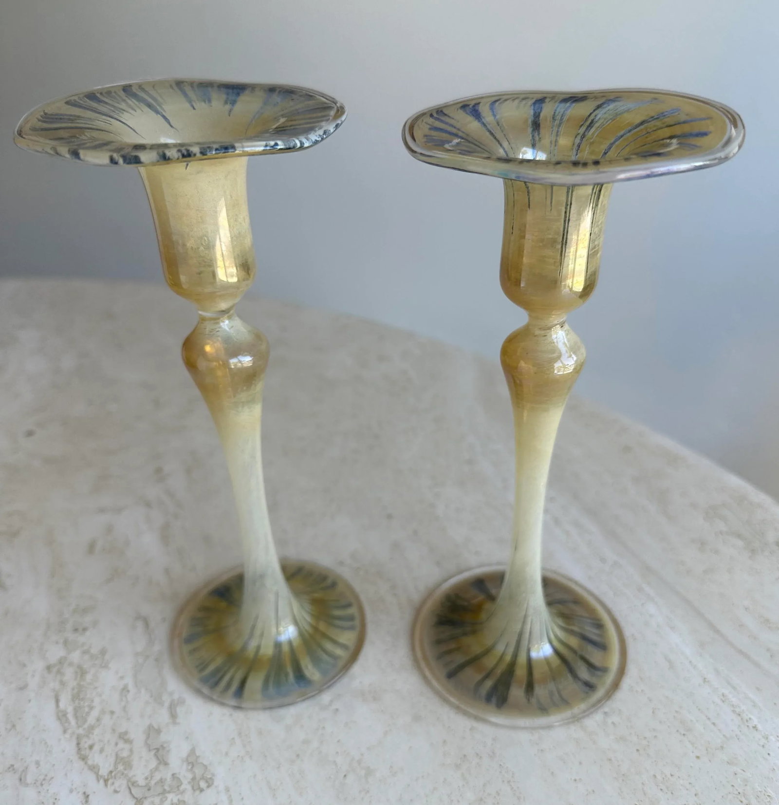 1950's Murano Candlestick Holders - 3