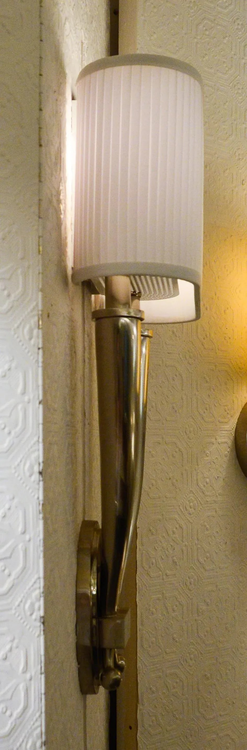 Two Light Nickel Sconce - 2