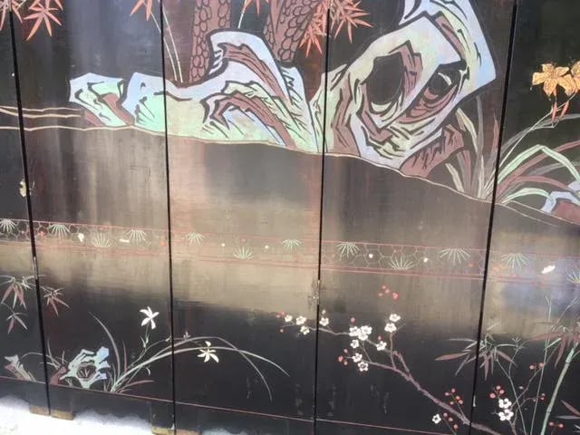 1900's Chinese 12 Panel Coromandel Screen - 10