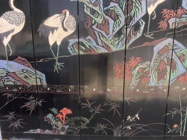 1900's Chinese 12 Panel Coromandel Screen - 11