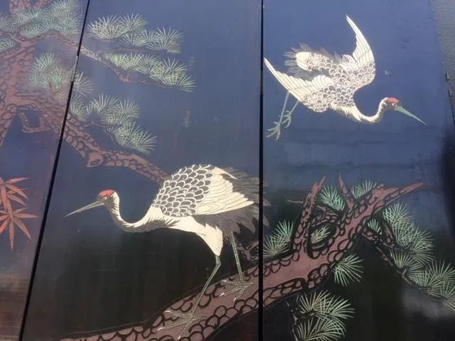 1900's Chinese 12 Panel Coromandel Screen - 12