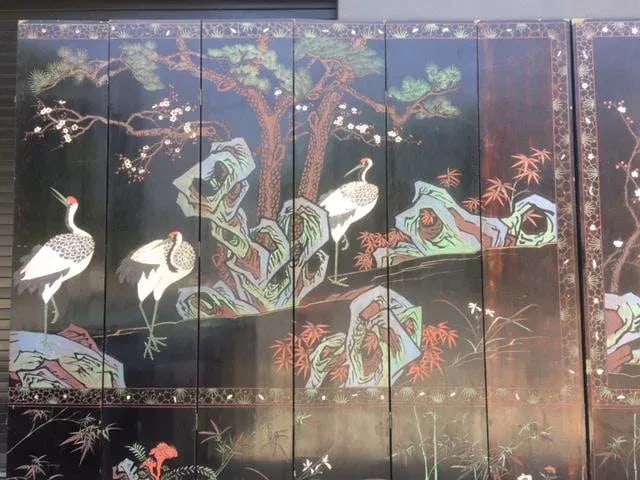 1900's Chinese 12 Panel Coromandel Screen - 7