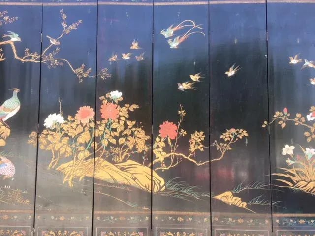 1900's Chinese 12 Panel Coromandel Screen - 9