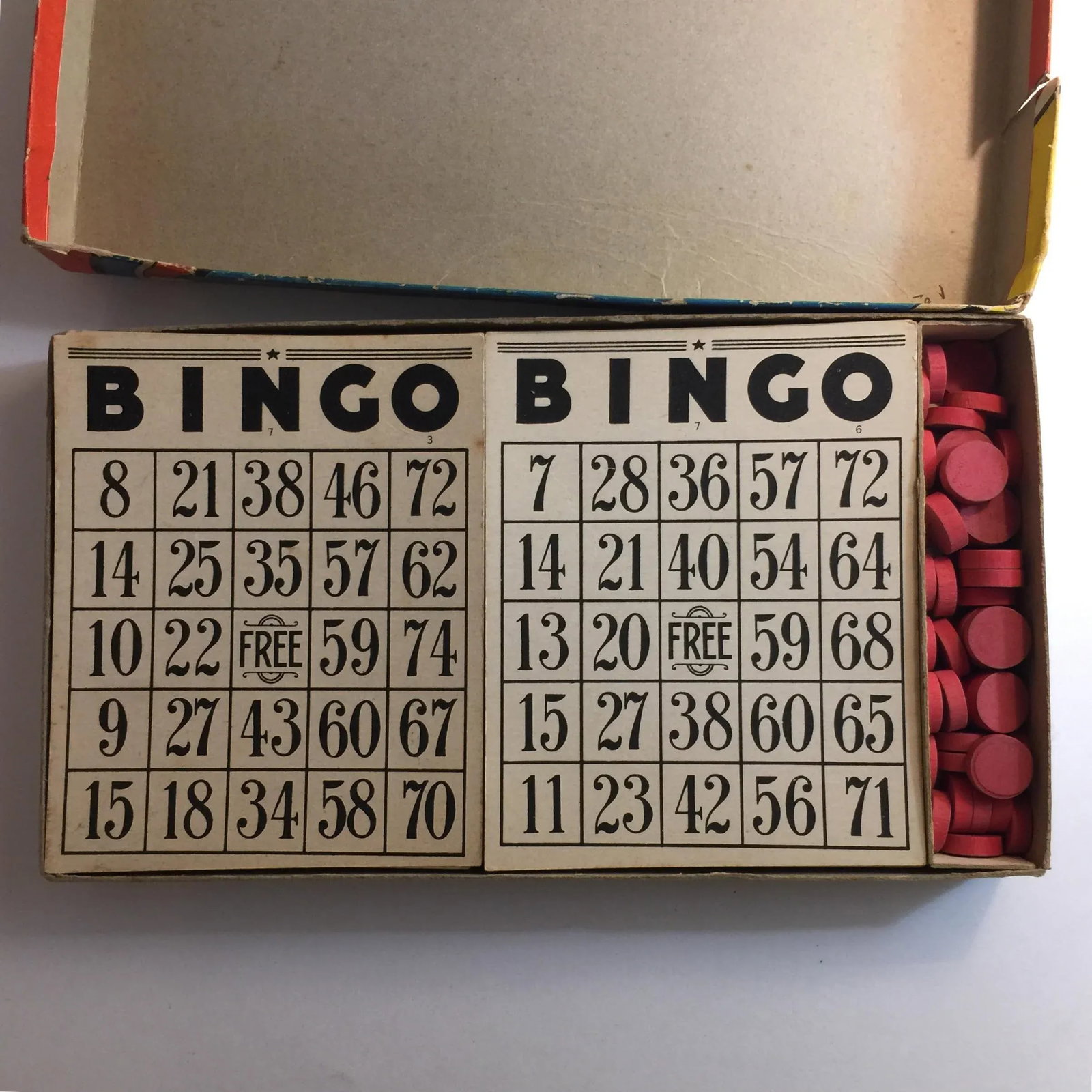 1940s Vintage Bingo Set - 2