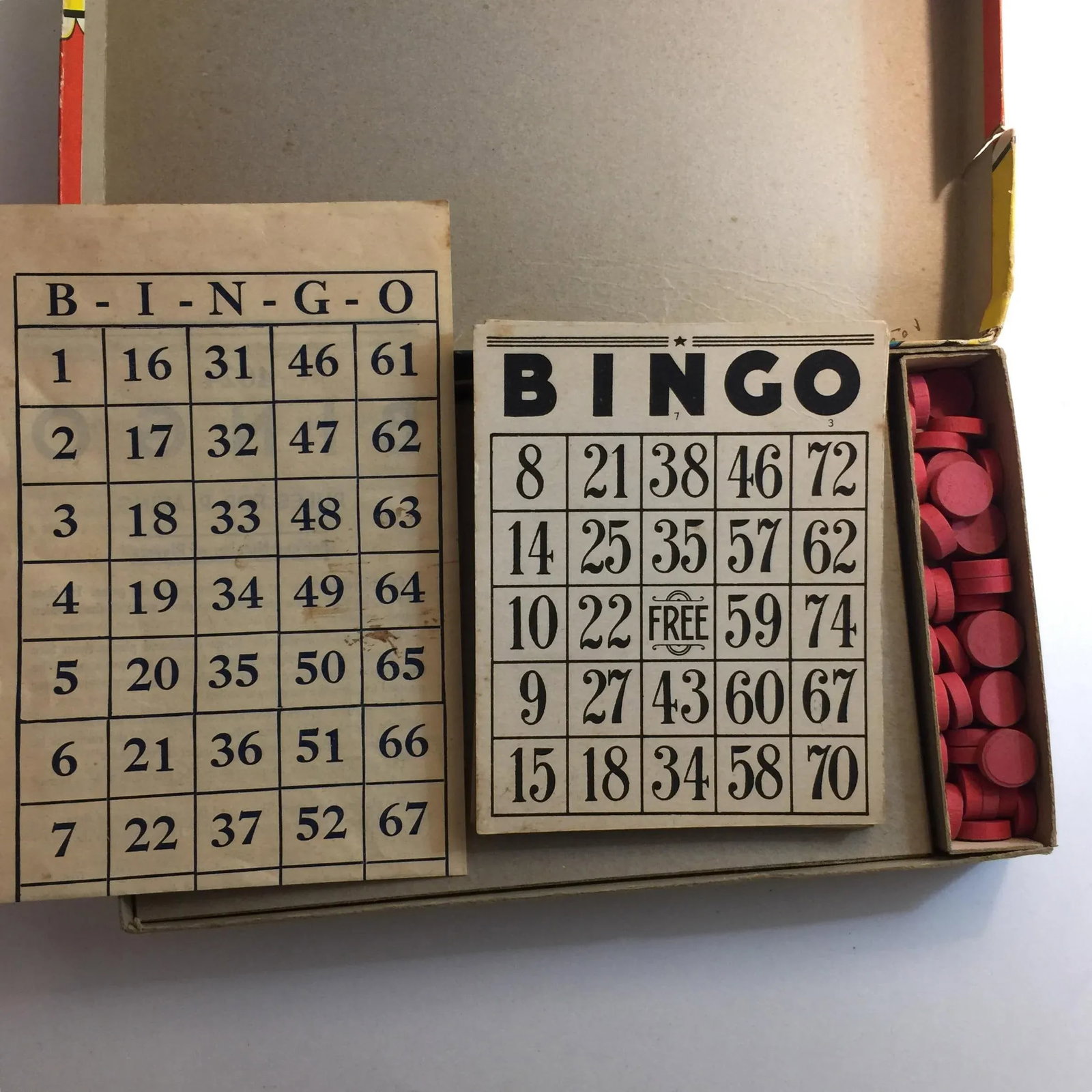 1940s Vintage Bingo Set - 3