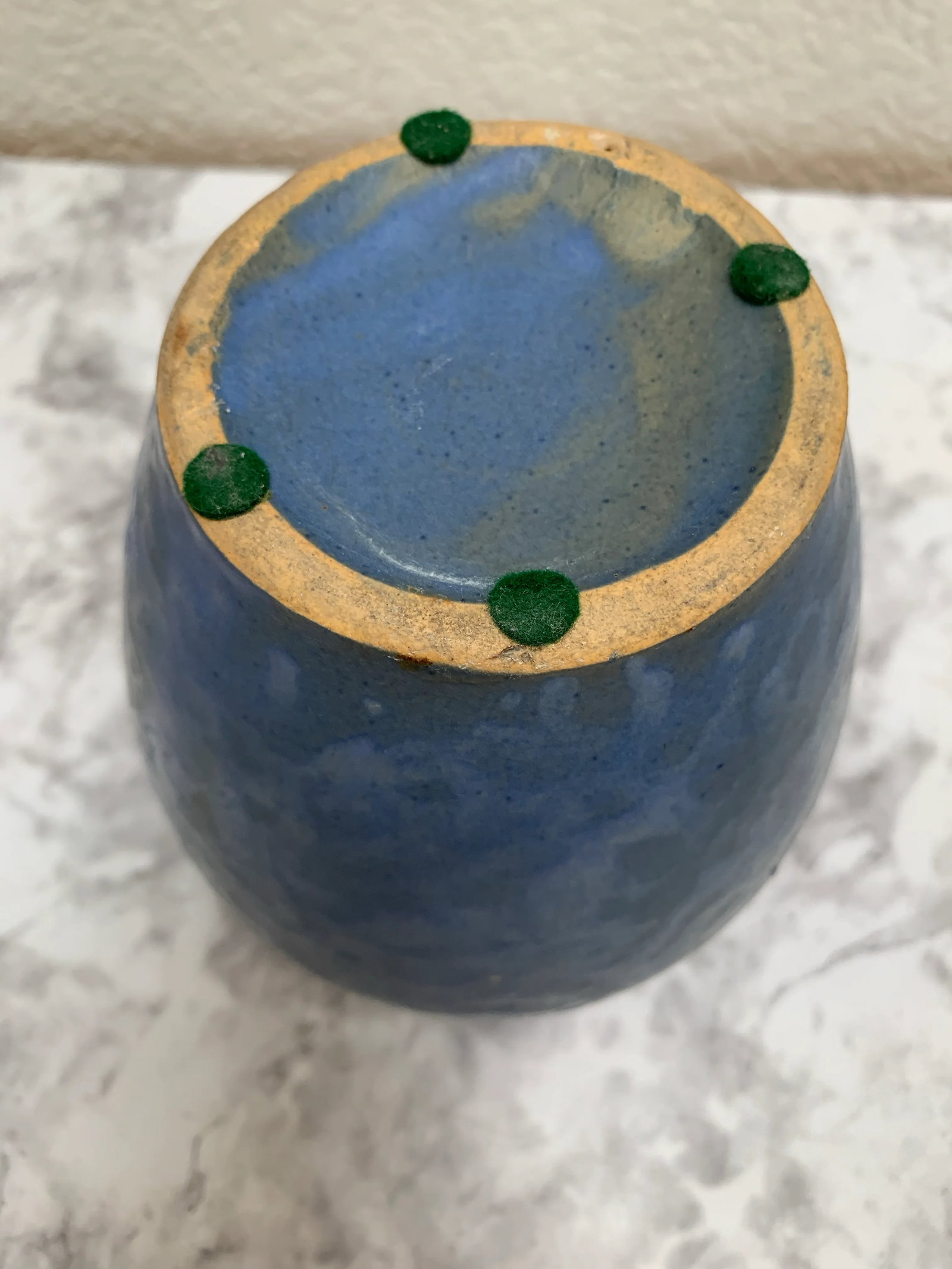 Vintage Handmade Artisan Rustic Pottery Vase Vessel - 7