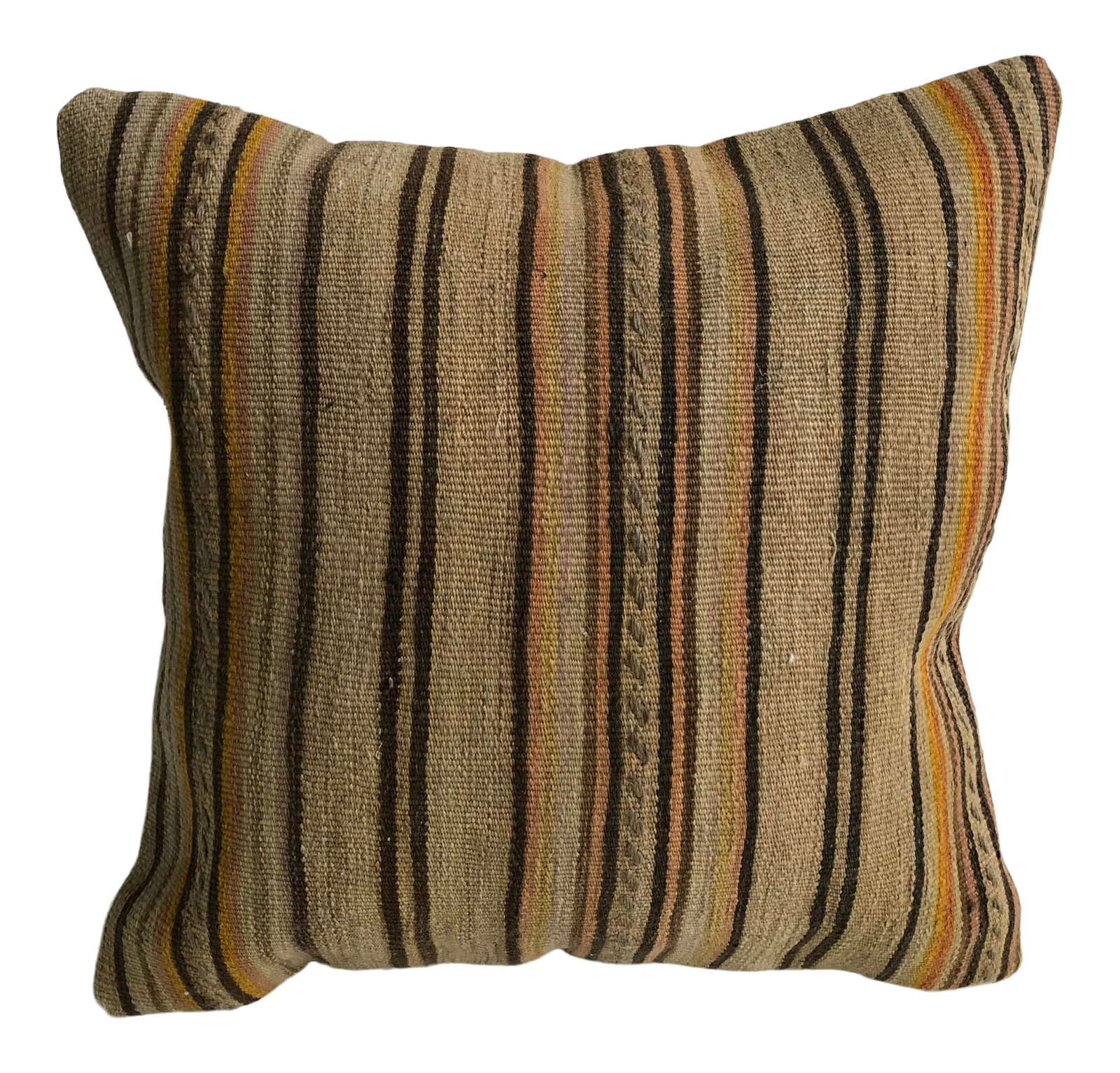 1970s Vintage Turkish Ethnic Pillow: Handmade Pillow, Decorative Kilim Pillow, Turkish Pillow, Vintage Pillow, Lumbar Pillow, Vintage Pillow, Sofa Pillow. Traditional Pillow, Turkish Anatolian Cushion Cover Pillow. Just Pillow Cover No I